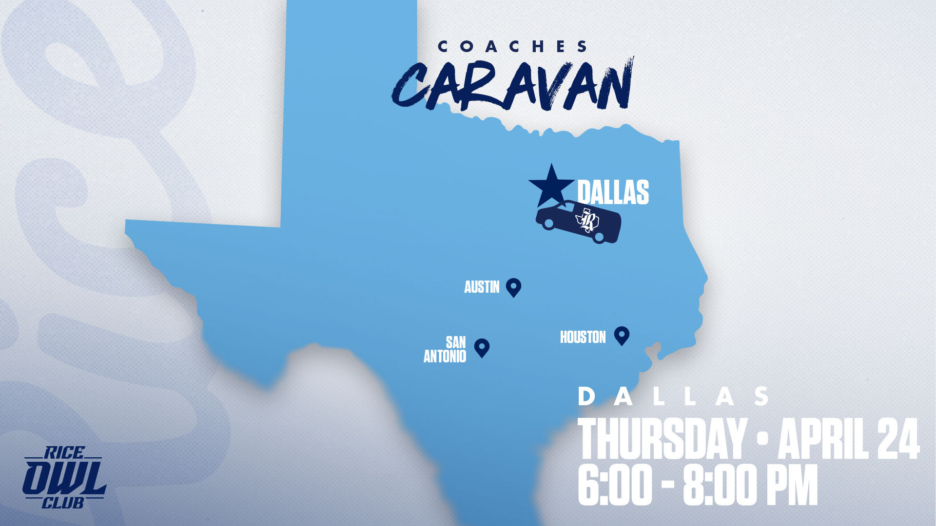 Dallas coaches caravan