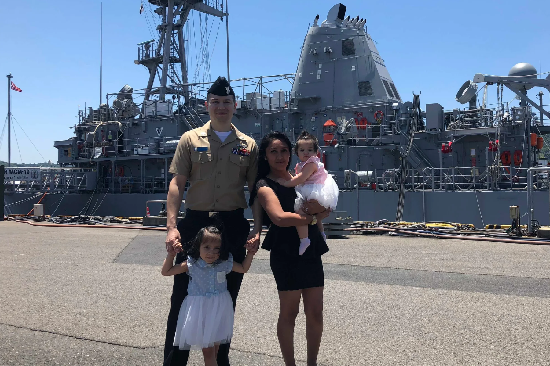 Geovanny Montemayor, Rice University Master of Global Affairs student and his family