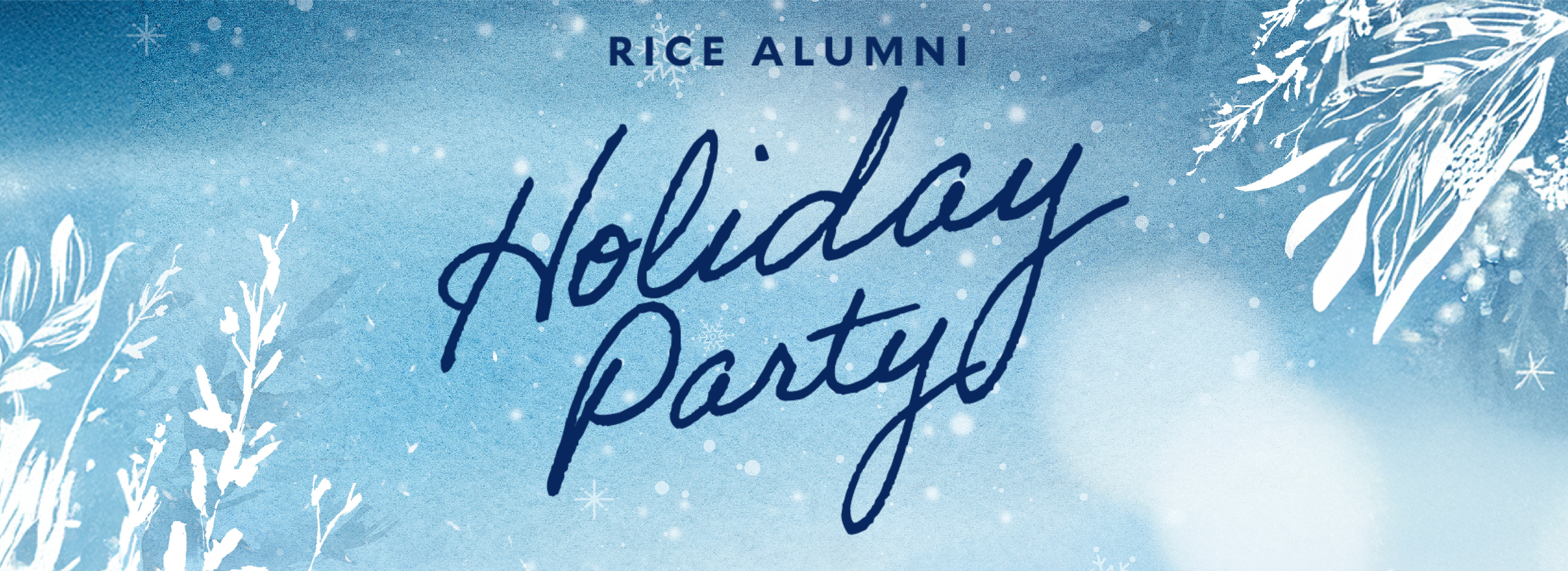 Rice Alumni Holiday Party Banner