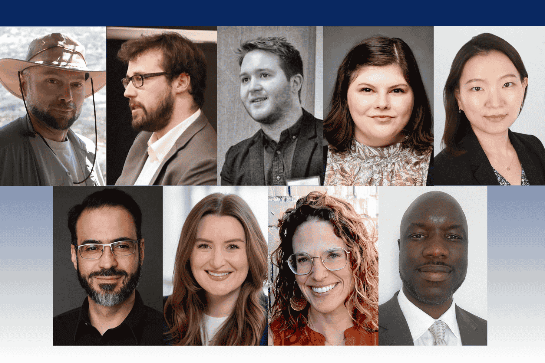 Nine faculty members