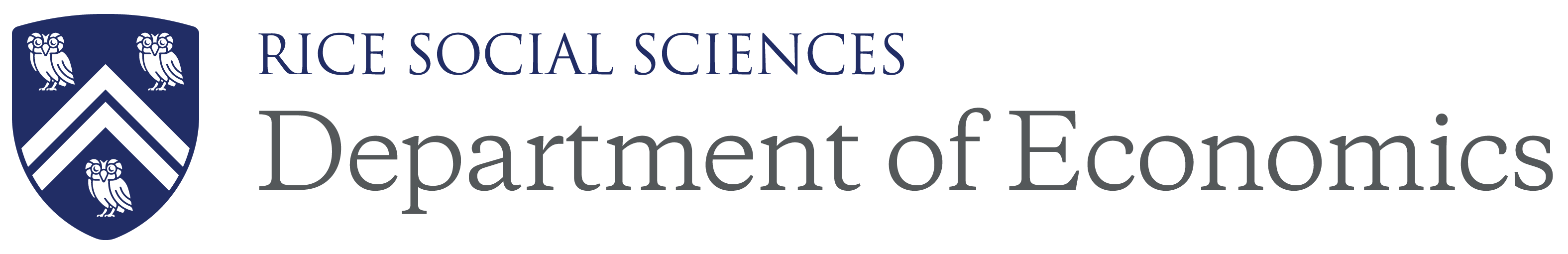 Rice Social Sciences Department of Economics