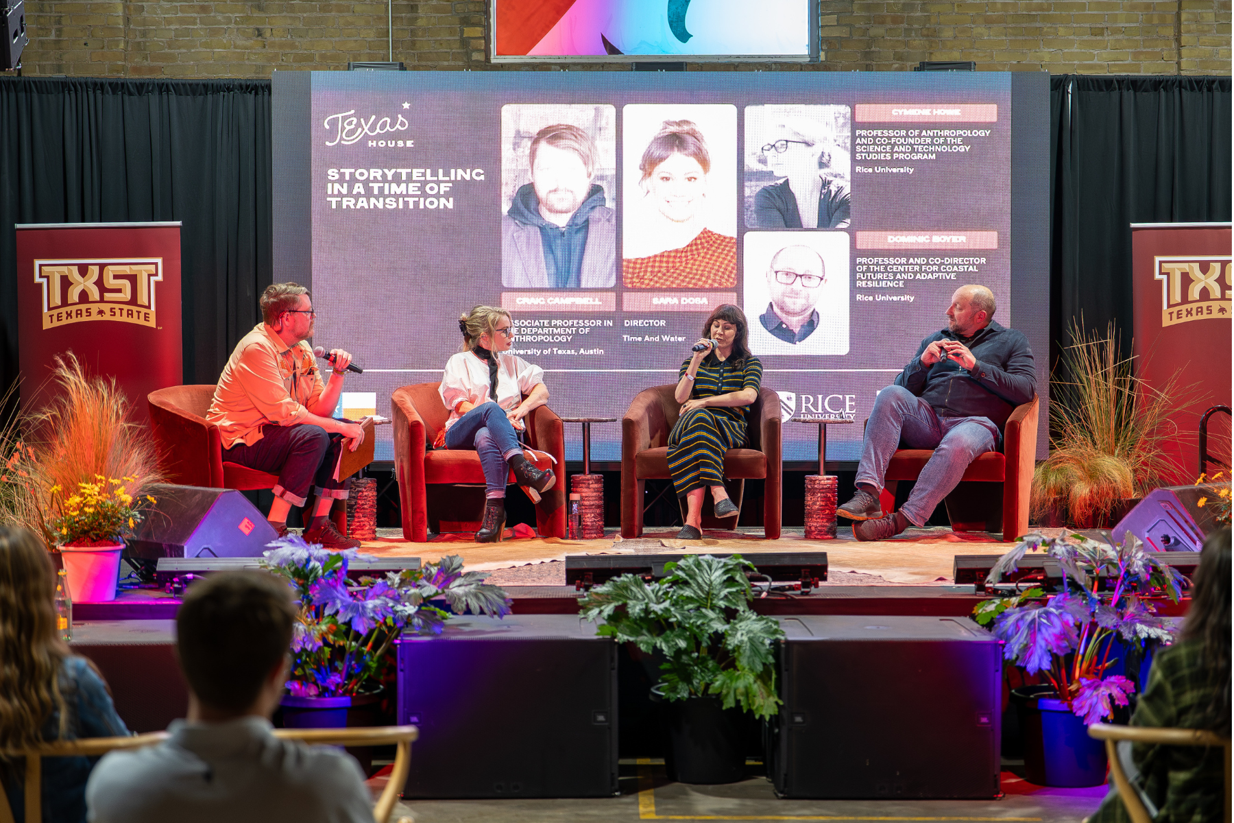 Rice University anthropologists on stage at SXSW