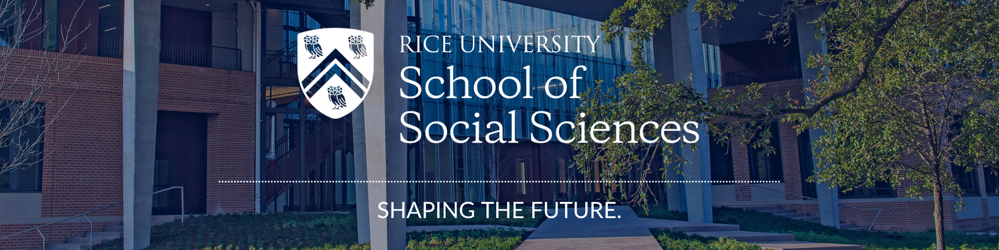 School of Social Sciences logo in front of Kraft Hall