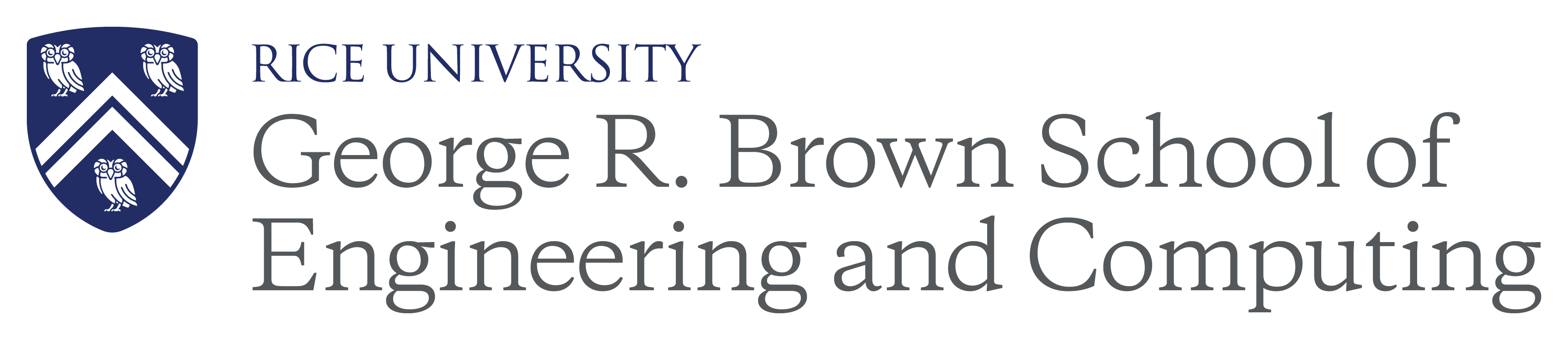 Rice University's George R. Brown School of Engieering and Computing Logo